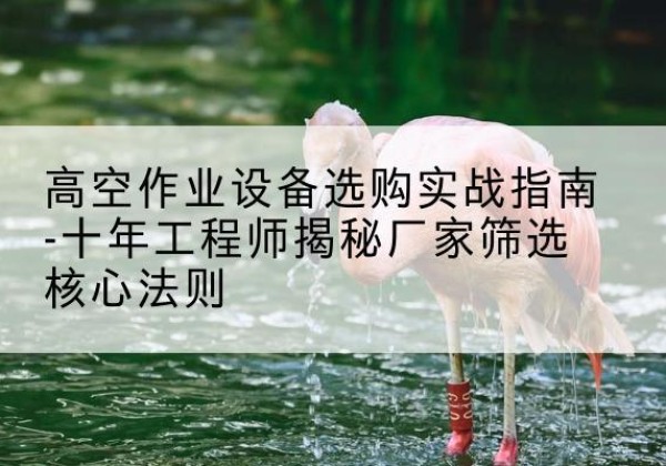 广平剪叉式升降机厂家-高空作业设备选购实战指南-十年工程师揭秘厂家筛选核心法则